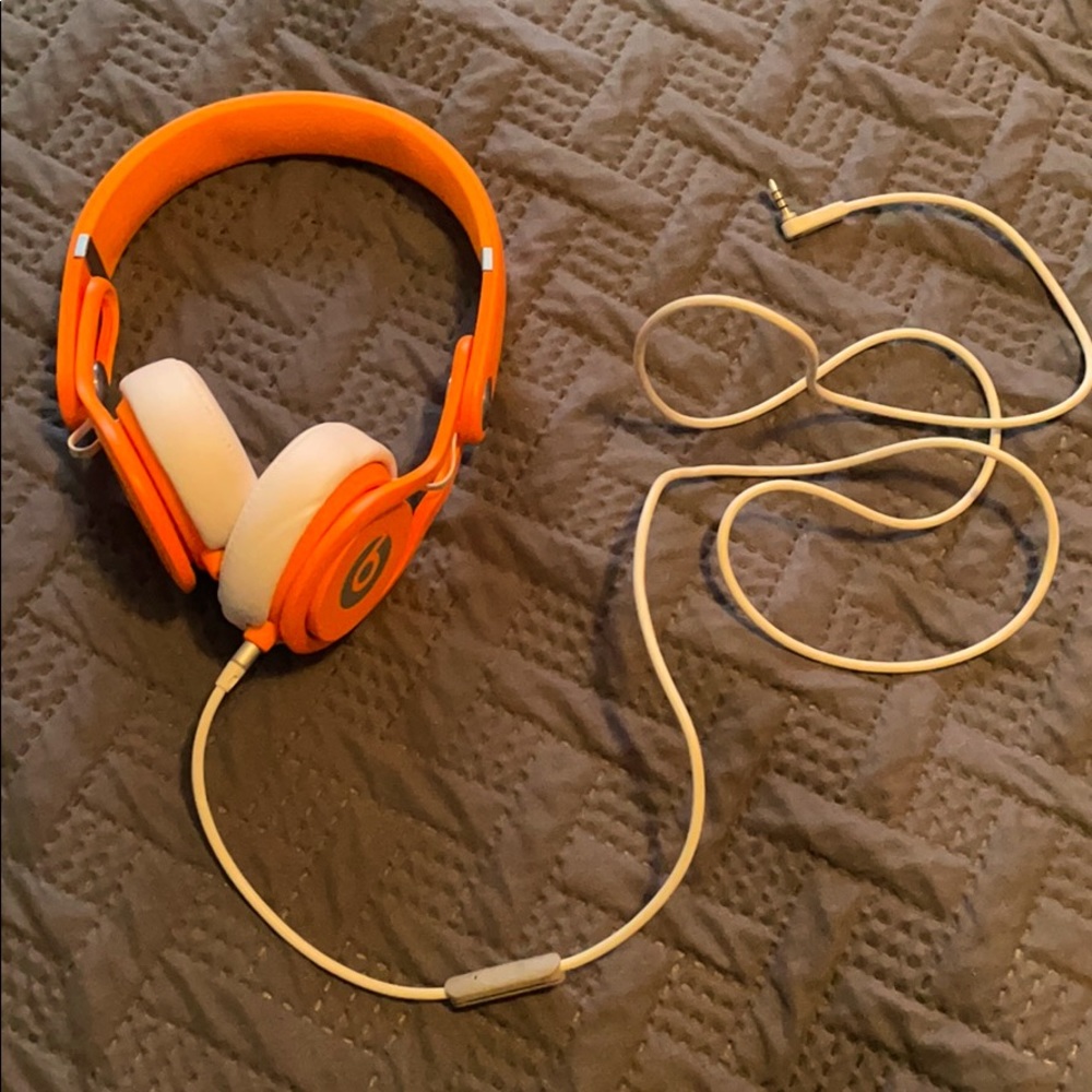 Orange beats mixr headphones